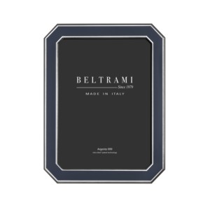 Marco de Fotos Rectangular Beltrami, Plateado, Estructura de Madera, Hecho en Italia, Plata 999 - Product Image 1