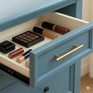 Modern <b>Gold</b> Finish Stainless Steel T-Bar <b>Cabinet</b> Pulls Cylindrical Drawer Handles for Kitchen Dresser Wardrobe-Eco-Friendly - Product Image 4