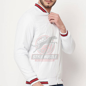 Chaqueta bomber para hombre con estilo y logotipo personalizados, de alta calidad, talla grande, informal, para invierno, hecha en Pakistán. - Product Image 3