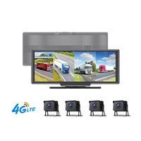 Cámara de salpicadero con Control remoto 4G, gestión de flotas, grabadora de vídeo para coche, mapa de Google, navegación GPS, cámara para coche, cámara para camión de 360 grados