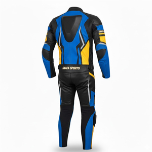 Nouveau design Meilleure vente Nouveau design Combinaison de moto Combinaison de course de moto professionnelle de haute qualité Combinaison de motard en cuir véritable - Product Image 2
