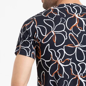 Camiseta deportiva de poliéster ligera para hombre de alta calidad, transpirable, de secado rápido, Media manga, entrenamiento personalizado, verano totalmente sublimado - Product Image 5