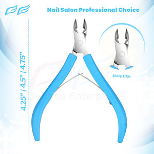 Coupe-cuticules de qualité supérieure en acier inoxydable, outil de pédicure, lame tranchante, logo personnalisé, coupe-ongles pour manucure - Product Image 6