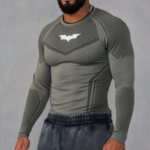 Nuova T-shirt Aderente da <span class=keywords><strong>Uomo</strong></span> per Jogging, Allenamento, Asciugatura Rapida, Palestra, Corsa - Product Image 1