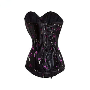 Venta caliente con corsé de satén de mujer de color personalizado/contraste con corsé de satén de precio barato competitivo personalizado de calidad superior - Product Image 2