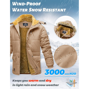 <b>Men's</b> Cotton-padded Hooded <b>Jacket</b> <b>Lightweight</b> Casual Autumn/winter Trendy Youth <b>Jacket</b> <b>Men</b> Zipper Hooded - Product Image 6