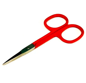 Ciseaux à ongles à cuticules rouges de précision Super Sharp Silver Steel Arrow Point Ciseaux polyvalents en céramique incurvés haute performance - Product Image 6