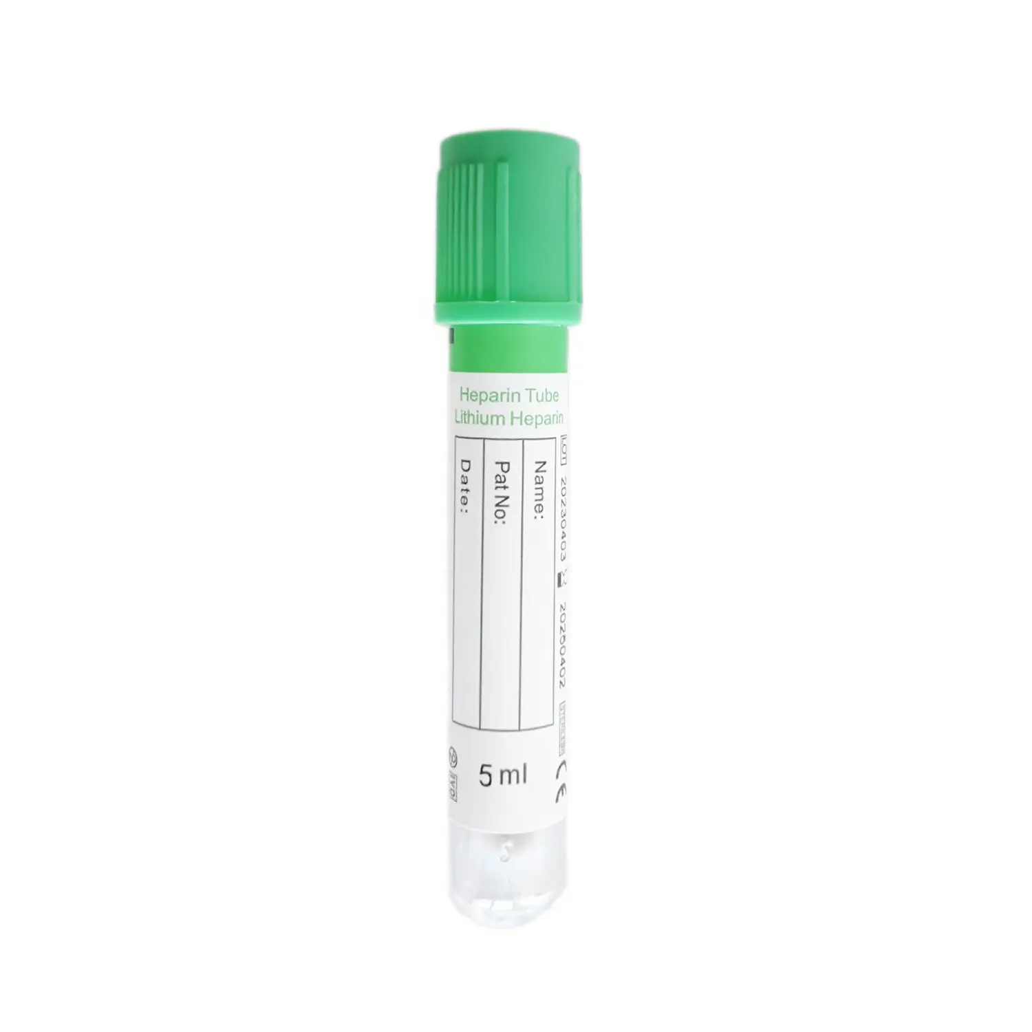 FarmaSino Heparin tube PET or Glass vacuum blood collection tube