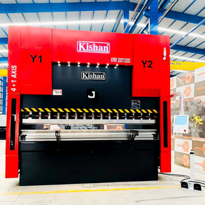 Mesin Bending OK logam hidrolik, mesin Tekan rem <span class=keywords><strong>CNC</strong></span> 4 + 1 poros untuk fabrikasi logam lembar - Product Image 1