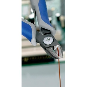 KNIPEX 125 mm Precision Electronics Side <b>Cutters</b> Beveled <b>Edge</b> Scissor with Polished Very Small Shear - Product Image 5