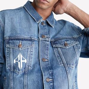 Nuevo chándal superior Color personalizado OEM/ODM Servicio Hombres 100% algodón Alta calidad Stand Collar Winter Denim by ATLANTIC - Product Image 4
