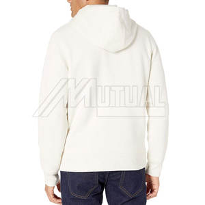 เสื้อฮู้ดลำลองสำหรับผู้ชายเสื้อสเวตเตอร์มีฮู้ดผ้าฝ้าย100% ผ้าโพลีเอสเตอร์สีพื้นสำหรับฤดูใบไม้ร่วงออกแบบโลโก้ได้ตามต้องการ - Product Image 6