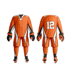 Ensembles de vêtements d'équipe d'uniforme de hockey sur glace de la meilleure qualité avec logo et design personnalisés Vêtements de sport d'équipe à design sublimé - Product Image 1