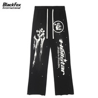 Noir Blanc Faites Votre Propre Nouveaux Designers De Haute Qualité Célèbre Marque De Luxe Pantalon Casual Sports De Plein Air Pantalon De Style Évasé