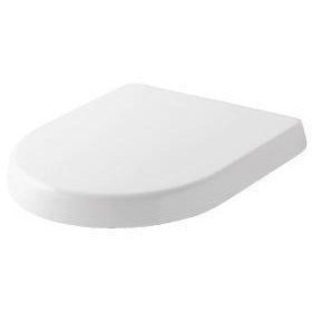 Couvre-siège de toilette amovible TOTO MH blanc avec charnières en acier inoxydable et mécanisme de fermeture douce - Product Image 1