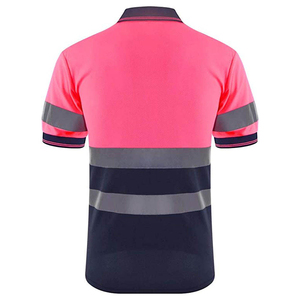 Meilleure sécurité, solide, respirant, pour chemises, manches courtes, vêtements de travail haute visibilité, réfléchissant, polyester, imperméable, séchage rapide, pour hommes, tendance - Product Image 5