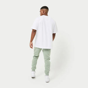 Camisetas Extra Grandes de Algodón de Alta Calidad para Hombre, Color Sólido, Manga Corta, Corte Holgado Informal, Diseño Personalizado con Opción de Liso - Product Image 2