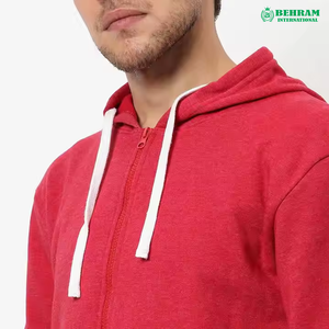 Vente en gros : Sweat à capuche unisexe vierge avec fermeture éclair, design de qualité supérieure, style unique, 100% coton molletonné/éponge française, streetwear tendance - Product Image 6