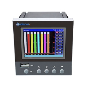 Mpr800: 2,4,6,8-चैनल मॉडबस rs485 lcd डिस्प्ले डिजिटल और पेपरलेस तापमान चार्ट रिकॉर्डर, यूएसबी डेटा फ्लैश मेमोरी - Product Image 4