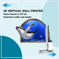 Máquina impresora de pared 2024 mural automático Impresora vertical Material ilimitado Pintura de vidrio de pared