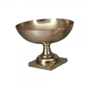 Jarrón Moderno de Metal Plateado con Forma de Anillo, Diseño Elegante para Centro de Mesa de Dormitorio y Adornos Contemporáneos para el Hogar de la India - Product Image 1