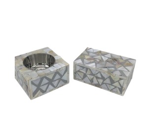 Luxury Modern Resin Incense Burner with <b>Bone</b> Inlay Best Quality Handmade Bakhoor Holder Direct from India Wholesaler - Product Image 1