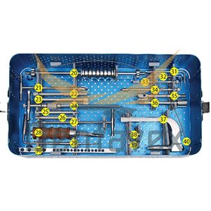 Juego de Instrumentos Quirúrgicos DENTAVEX, Kit de Fijación Espinal y Ortopédica, Acero Inoxidable con Certificación CE, Reutilizable, OEM Disponible - Product Image 1