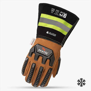 SG-7055 SKATIQ ORIGINAL Gant en peau de chèvre résistant à l'huile avec 5 manchettes avec protection contre les coupures (IMPACT) - Product Image 6