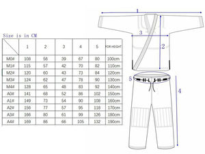 Costume de karaté professionnel léger Jiu Jitsu Kimono uniforme d'entraînement BJJ Gi étiré et lavé à un prix compétitif - Product Image 3