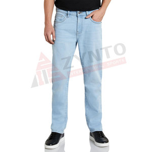 Pantalon en jean décontracté 2025, pantalon en jean pour homme, best-seller, pantalon en jean avec logo personnalisé pour la vente en ligne - Product Image 5