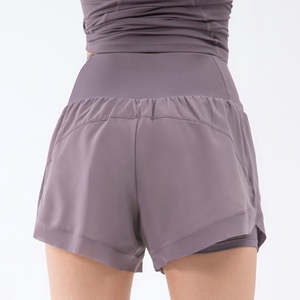 Shorts Deportivos de Cintura Alta para Mujer, Transpirables, de Secado Rápido, Ecológicos, para Yoga, Running, Casuales, para Toda Temporada - Product Image 5