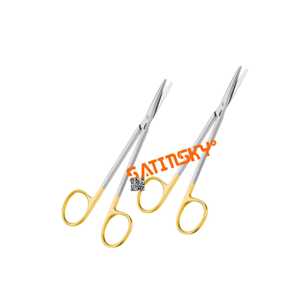 Ciseaux délicats ciseaux strabisme 11 CM Microchirurgie Acier inoxydable Fabriqué avec AISI 420 De Source réputée - Product Image 2