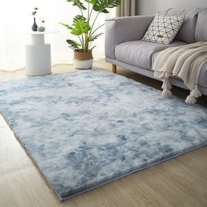 Sang trọng Thổ Nhĩ Kỳ máy có thể giặt màu xám xù xì sang trọng khu vực thảm cho phòng khách - Product Image 3