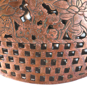 Cesta Floral, salvamanteles de latón, soporte para servir, Protector de superficie para espacio culinario, mesa de comedor y pantalla para el hogar, diseño más nuevo - Product Image 6