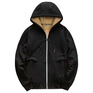 Veste en laine lourde automne et hiver veste chaude mode décontracté solide vestes pour hommes manteau - Product Image 5