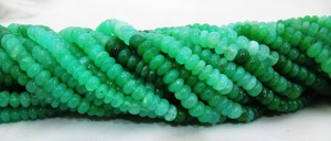Cuentas Redondas Lisas de Crisoprasa Verde Natural de Alta Calidad, 6-7 mm, Hilo de 8 Pulgadas, Cuentas de Piedras Preciosas para la Fabricación de Joyas - Product Image 3