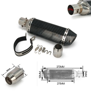 JFG Marmitta Universale da 51 mm con Motivo in Fibra di Carbonio per Moto, Scarico in Acciaio Inossidabile a Infilaggio per Scooter Yamaha <span class=keywords><strong>BWS</strong></span> - Product Image 5