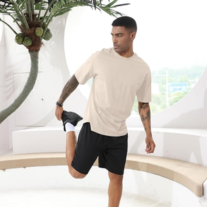 High Quality 100% Cotton Oversized Heavy <b>Tshirt</b> Custom Printing Heavyweight T Shirt <b>Plain</b> Blank Men's T-shirt - Product Image 3