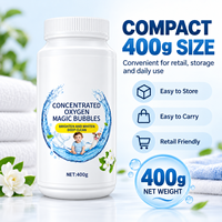 Lessive en poudre concentrée 400g parfum gardénia, nettoyage en profondeur, blanchissant, marque privée OEM
