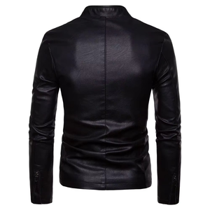 Chaqueta de Cuero Casual de Invierno para Hombre, Estilo Pakistaní, Material de Plumón, Diseño OEM, Estilo Urbano para Motocicleta, Venta al Por Mayor - Product Image 3