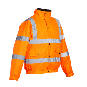 Chaqueta de Trabajo de Seguridad Impermeable de Alta Visibilidad Naranja Black Rock, ANSI Clase 2, para Hombre y Mujer, Logotipo Personalizable, Reflectante, OEM - Product Image 3