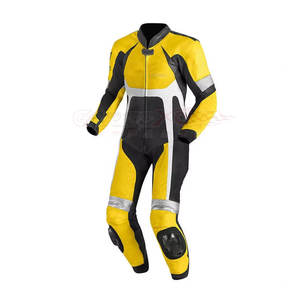 Combinaison de moto en cuir professionnelle de haute qualité une pièce conception et logo personnalisés combinaison de course de moto confortable - Product Image 2