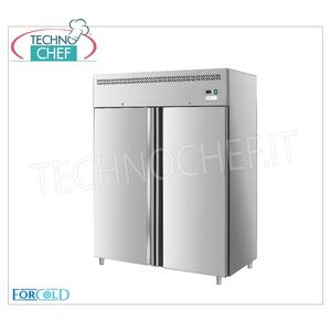 Équipement de réfrigération pour cuisine commerciale Forcold G-GN1200TN-FC, 2 portes, 1104 L, température ventilée Modèle de classe D +2/+8C - Product Image 2