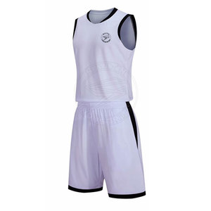 Vente en gros d'uniformes de basket-ball réversibles de haute qualité Logo personnalisé Nouveau design Plus Size Respirant 100% Polyester Abordable - Product Image 1