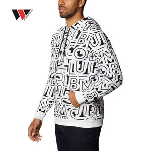 Sweat-shirts à capuche unisexes de haute qualité pour hommes, streetwear, pulls, logo personnalisé sublimé, imprimé uni, polaire coupe-vent - Product Image 3