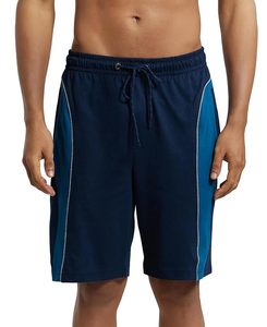 Couper et coudre hommes panneau shorts rayures latérales shorts en coton prix de gros logo personnalisé brodé - Product Image 1