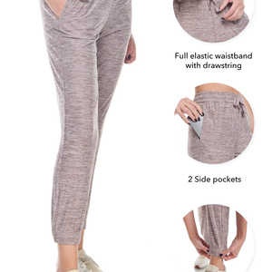 Pantalones de chándal súper cómodos con logotipo personalizado para mujer, pantalones de chándal de entrenamiento de alta calidad para mujer con bolsillos personalizados, servicio OEM personalizado - Product Image 6