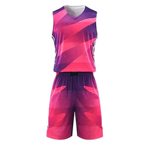 Tenue de basketball professionnelle respirante, légère, confortable, sans manches, nouveau design coloré, meilleur service - Product Image 1