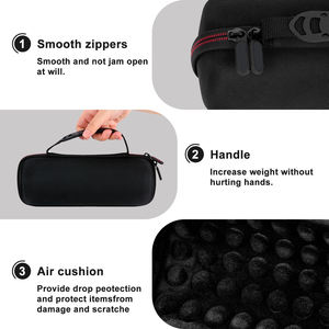 Custodia Leggera in EVA per Altoparlante JBL con Cordino, Scatola Protettiva Antiurto <span class=keywords><strong>Portatile</strong></span> per Amanti della Musica/Viaggiatori, Contenitore per <span class=keywords><strong>Audio</strong></span> - Product Image 3