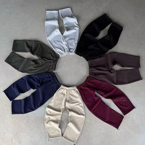 Conjunto Deportivo de Dos Piezas para Hombre, Sudadera con Capucha Transpirable de Punto Otoñal con Diseño de Letras en Relieve con Logotipo Personalizado y Pantalones Deportivos Holgados Bordados - Product Image 3